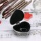 Vintage Heart Shape Jewelry Box - Small Antique Ring/Earrings/Necklace Storage Organizer Case, Metal Treasure Chest Trinket Keepsake Gift Box for Women And Girls